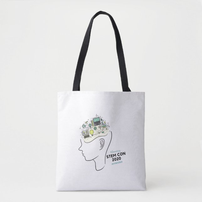 Elementärt STEM CON 2020 Tote Bag 3 Tygkasse (Framsida)