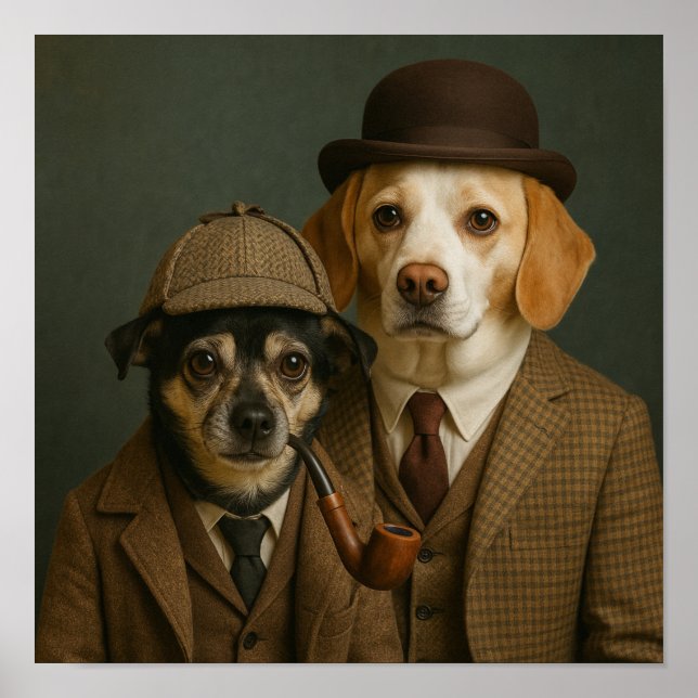 "Elementärt, Watson" Poster (Framsidan)