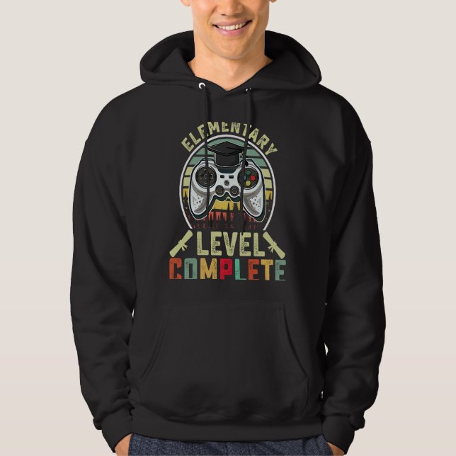 Elementary Level Complete Gamer Elementary Graduat Hoodie (Framsida)