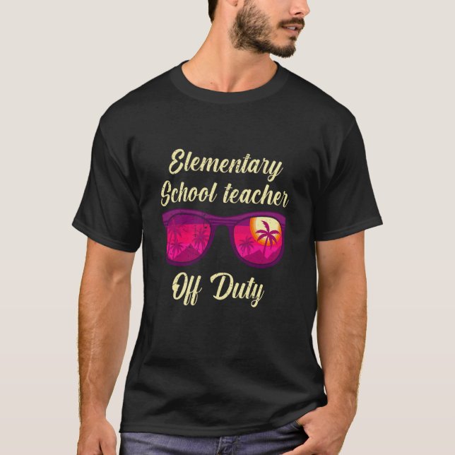 Elementary school class teacher off duty teacher t shirt (Framsida)