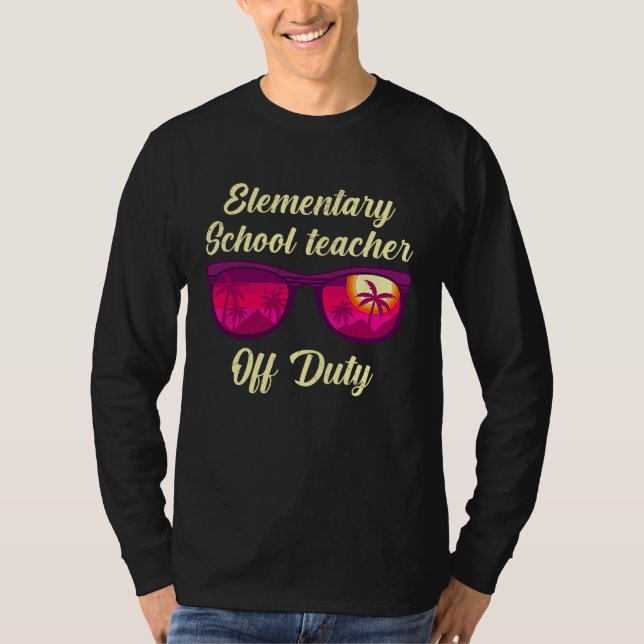 Elementary school class teacher off duty teacher t shirt (Framsida)