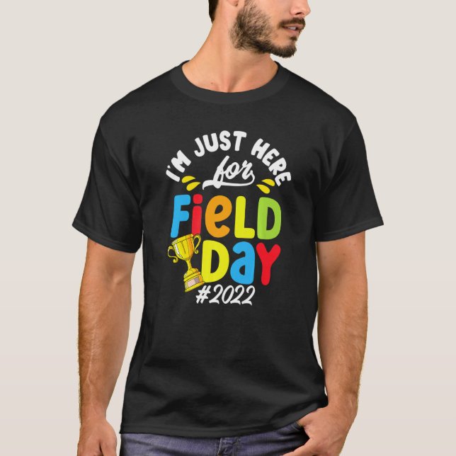 Elementary School Fält Day 2022 Kids Teacher Gra T Shirt (Framsida)