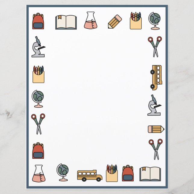 Elementary School Theme Teacher Buss Bok Globe (Framsida)