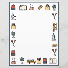 Elementary School Theme Teacher Buss Bok Globe