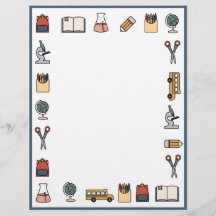 Elementary School Theme Teacher Buss Bok Globe