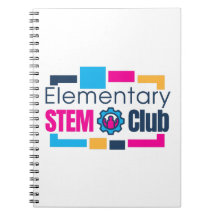 Elementary STEM Klubb Logotyp Notebook