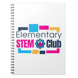 Elementary STEM Klubb Logotyp Notebook Anteckningsbok