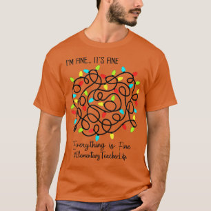 Elementary Teacher Funny Det är Bran Julljus T Shirt
