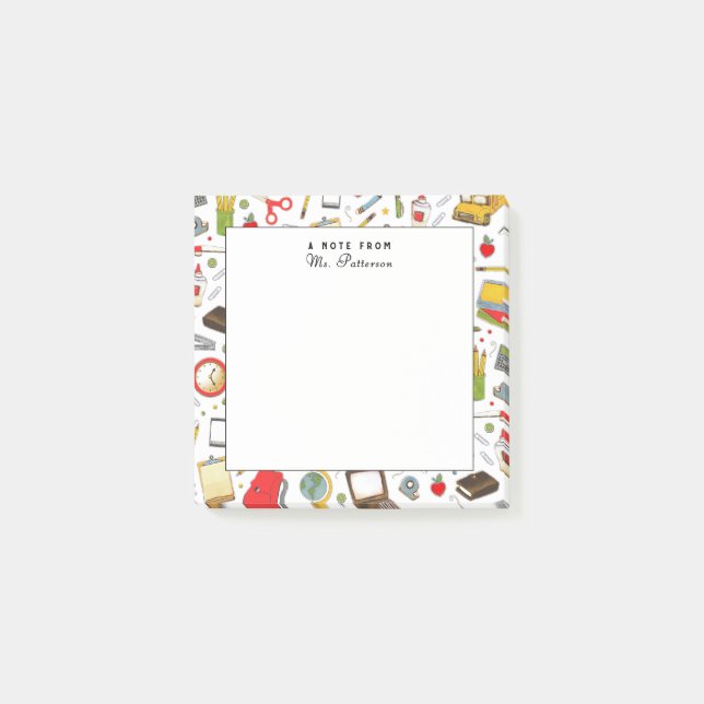 Elementary Teacher Post-it Block (Framsida)