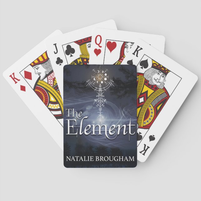Elementet  casinokort (Baksidan)