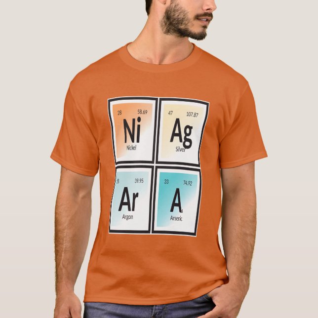 Elements of Niagara City girl T Shirt (Framsida)