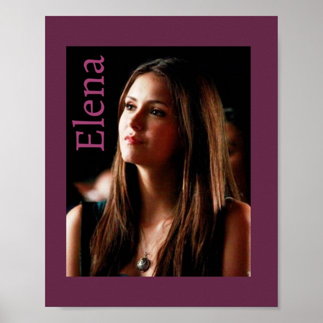 Elena Gilbert Poster (Framsidan)