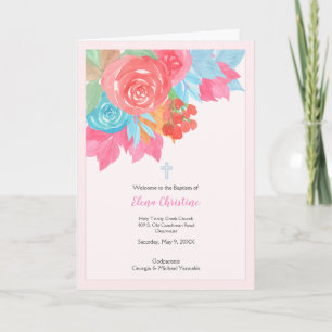 Elena grekisk-ortodox Baptism Church Program