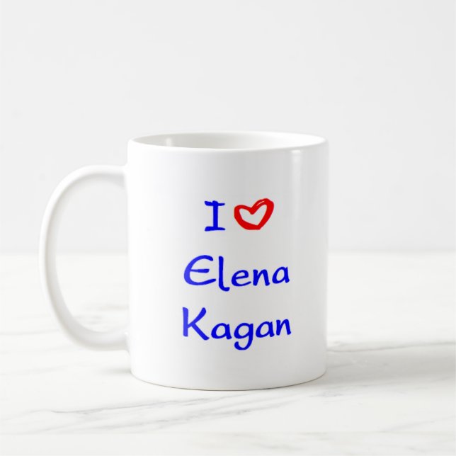 elena kagan kaffemugg (Vänster)