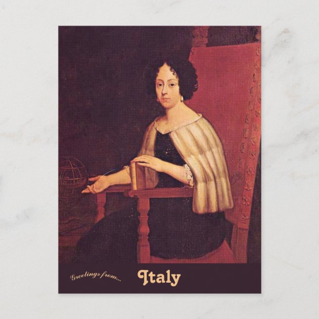 Elena Lucrezia Cornaro Piscopia Italien Vykort (Framsida)