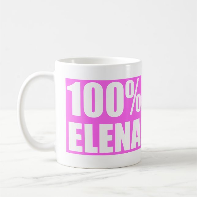 Elena namn kaffemugg (Vänster)