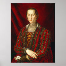 Eleonora Toledo - Agnolo Bronzino Fint Konstposter