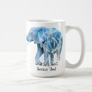 Elephant African Animal World's Best Bonus Pappa Kaffemugg