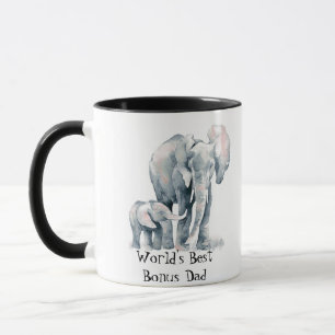 Elephant African Animal World's Best Bonus Pappa Mugg