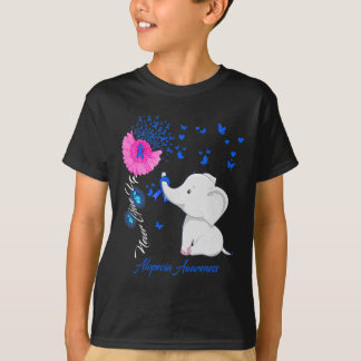 Elephant Alopecia Awareness - Alopecia Ribbon Gift T Shirt