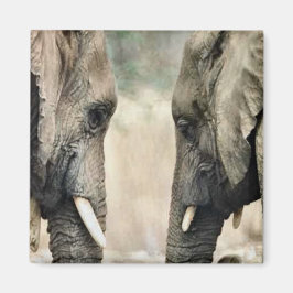 Elephant Älskare Art Gifts Magnet