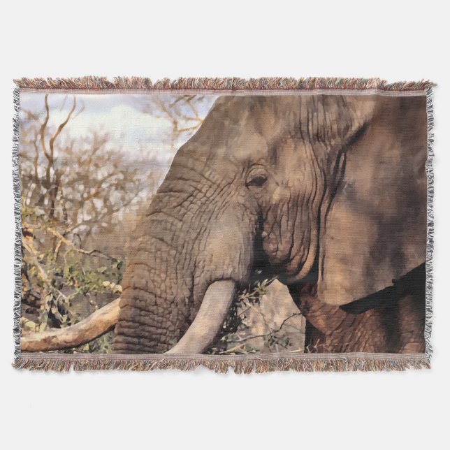 Elephant Älskare Art Mysfilt (Framsidan)