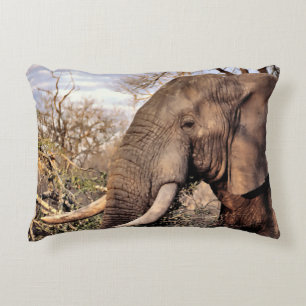 Elephant Älskare Art Prydnadskudde