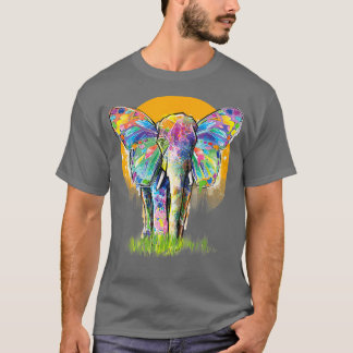 Elephant Älskare Graphic Elephant T Shirt