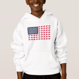 Elephant America Flagga T Shirt