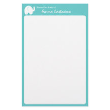 Elephant and Aqua Personlig