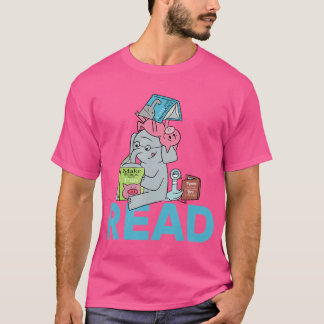 Elephant and Piggie Funny Reading Klubb Teacher an T Shirt