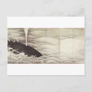 Elephant and Whale (diptych) av Ito Jakuchu Vykort