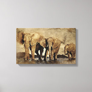 Elephant Animal Art Canvastryck