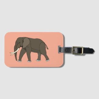 Elephant Animal Bagagebricka