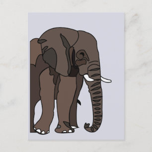 Elephant Animal Elephant Vykort