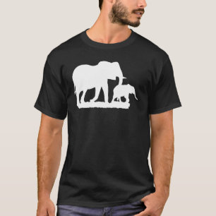 Elephant Animal Motif Silhouette Afrika Safari Imp T Shirt