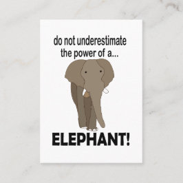 Elephant Animal Wildlife Elephant Visitkort