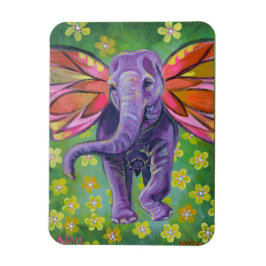 Elephant art dekorative magnet