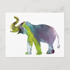 Elephant Art Vykort
