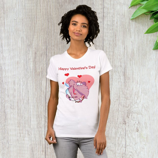 Elephant As Cupid Womens T-Shirt (Skapare uppladdad)