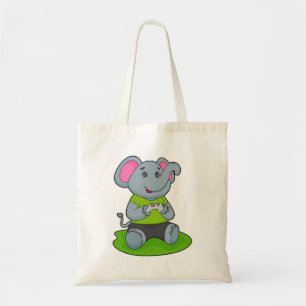 Elephant as Gamer Tygkasse