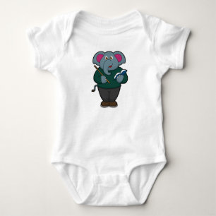 Elephant as Teacher med Bok & Pointer T Shirt