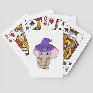Elephant as Wizard Casinokort