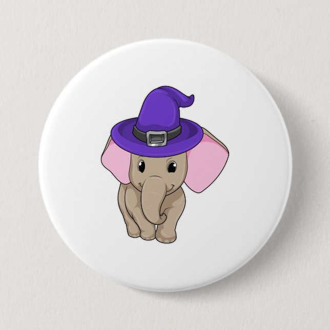 Elephant as Wizard Knapp (Framsida)