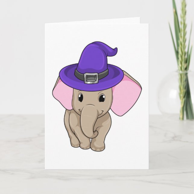 Elephant as Wizard Kort (Framsida)