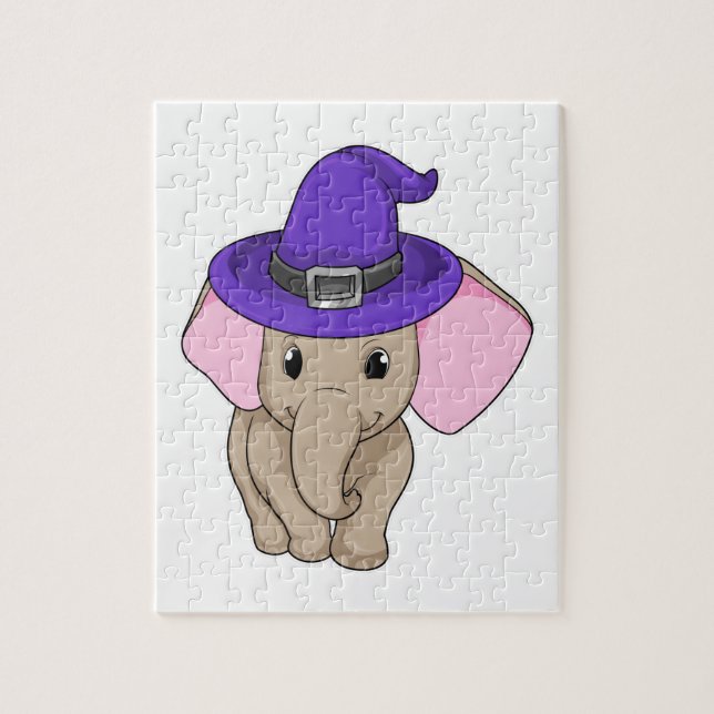 Elephant as Wizard Pussel (Vertikal)