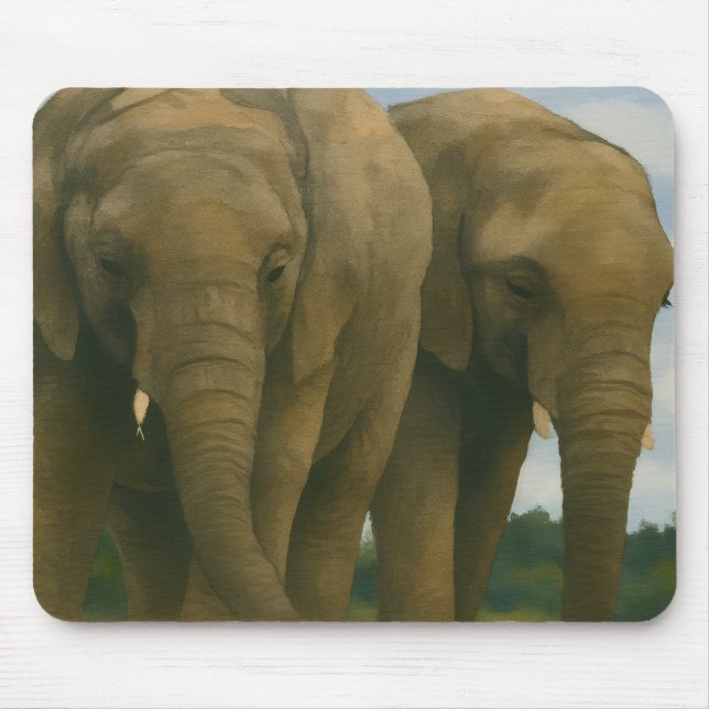 Elephant Assions in Savannah Light Musmatta (Framsidan)