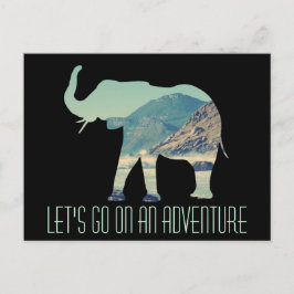 Elephant Äventyr Vykort