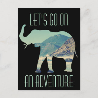 Elephant Äventyr Vykort