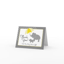 Elephant & Baby, Baby Shower Tack